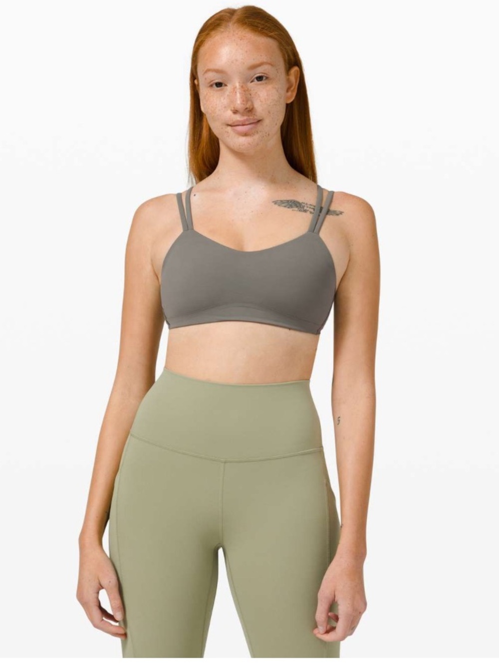 Lululemon Like a Cloud Bra Light Support, B/C-Gray Sage
